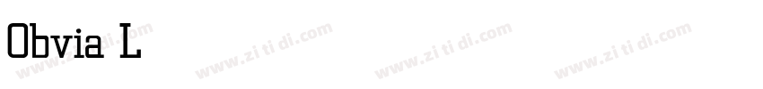 Obvia Light字体转换